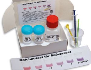 Preview: Calciumtest für Süßwasser - 0,5 bis 60mg/l messen mit Farbtafel oder hochgenau mit Fotometer